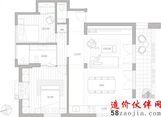 精致簡約LOFT風!鮑豪斯派公寓設計