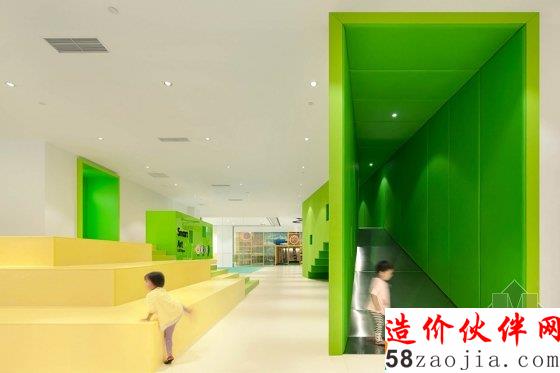 誰(shuí)說(shuō)沒(méi)有樹(shù)就不能綠意盎然 看青島這家早教中心