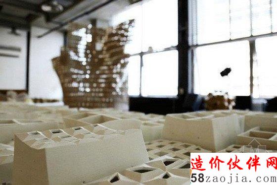 特色構筑物----3D打印板做的花朵館