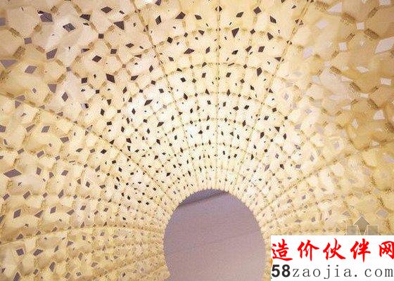 特色構筑物----3D打印板做的花朵館