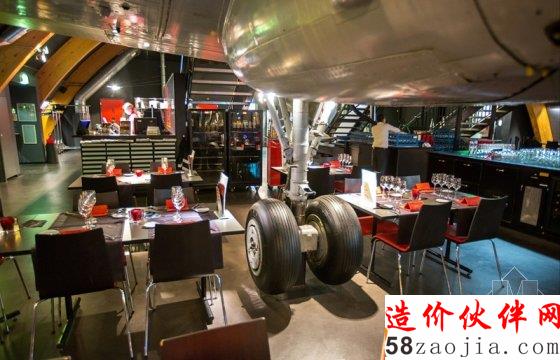 瑞士航空主題餐廳創(chuàng)意新奇 報廢飛機變身包廂