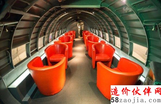 瑞士航空主題餐廳創(chuàng)意新奇 報廢飛機變身包廂