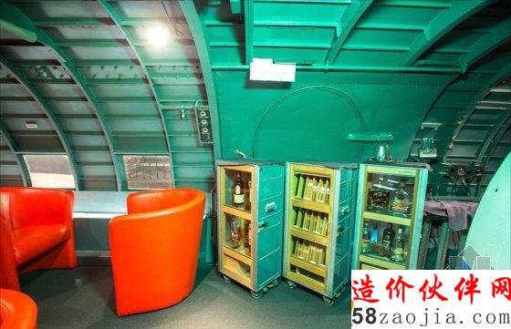 瑞士航空主題餐廳創(chuàng)意新奇 報廢飛機變身包廂