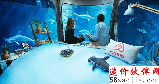 360度全透明水下居所 與鯊魚同居一晚是怎樣的體驗?