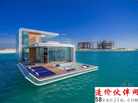 迪拜將斥資1700萬(wàn)元建水下別墅度假村
