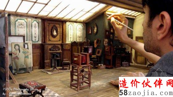 土耳其手工藝人打造出超級逼真的復(fù)古影樓模型
