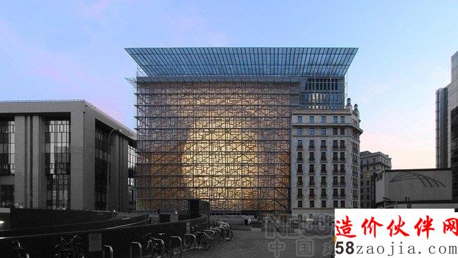 歐盟新總部:保留遺跡并在內(nèi)部孵化了一顆蛋