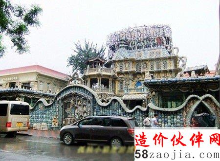 網(wǎng)友曝天津造價50億古瓷房子 古董裝成的法式洋樓