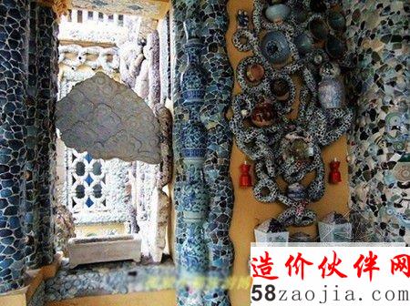 網(wǎng)友曝天津造價50億古瓷房子 古董裝成的法式洋樓
