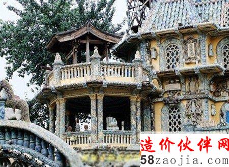 網(wǎng)友曝天津造價50億古瓷房子 古董裝成的法式洋樓